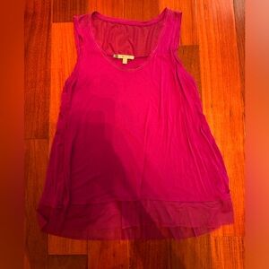 Jennifer Lopez 2x sleeveless blouse magenta
